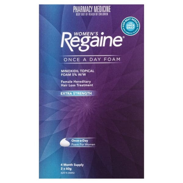 Regaine Women's Extra Strength Minoxidil Foam Hair Regrowth Treatment 2 x 60g