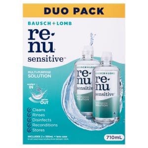 Renu Sensitive Multi-Purpose Solution Duo Pack 710 mL
