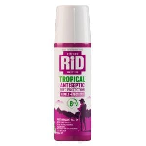 RID Tropical Antiseptic Bite Protection Roll-On 100mL