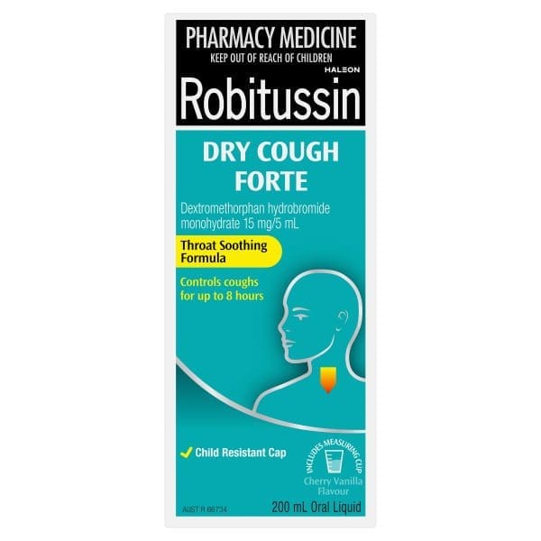 Robitussin Dry Cough Forte Cough Liquid 200mL