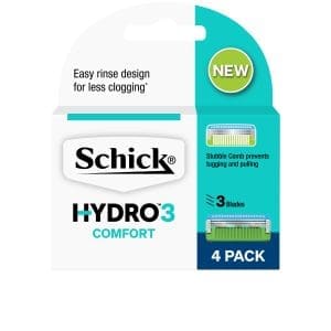 Schick Hydro 3 Comfort Blades Refill 4 pack