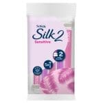 Schick Silk 2 Sensitive Disposables 5pk