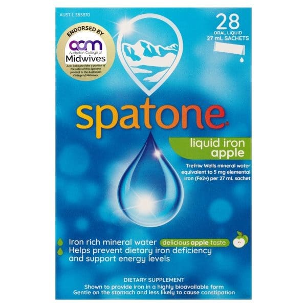 Spatone Liquid Iron Apple 28 Sachets 27mL