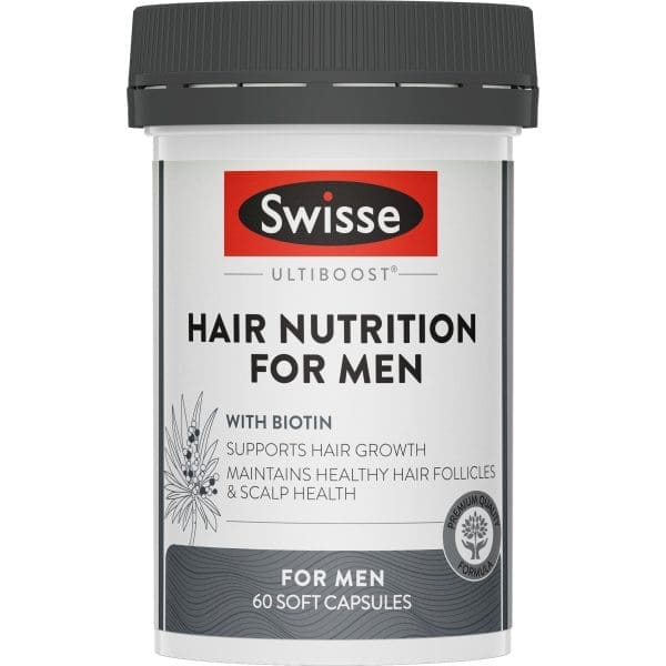 Swisse Ultiboost Hair Nutrition For Men 60 Capsules Swisse Ultiboost Hair Nutrition For Men 60 Capsules