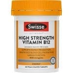 Swisse Ultiboost High Strength Vitamin B12 60 Tablets