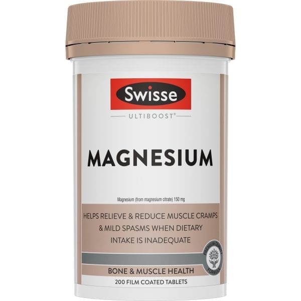 Swisse Ultiboost Magnesium 200 Tablets Swisse Ultiboost Magnesium 200 Tablets