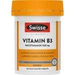 Swisse Ultiboost Vitamin B3 60 Tablets