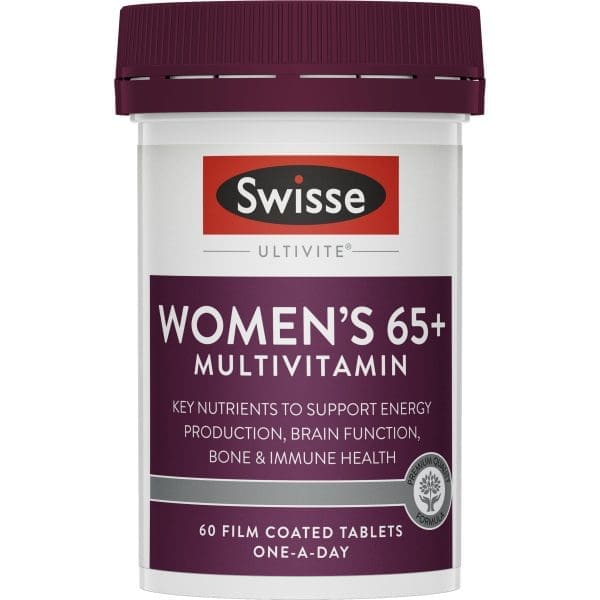 Swisse Ultivite Women's 65+ Multivitamin 60 Tablets
