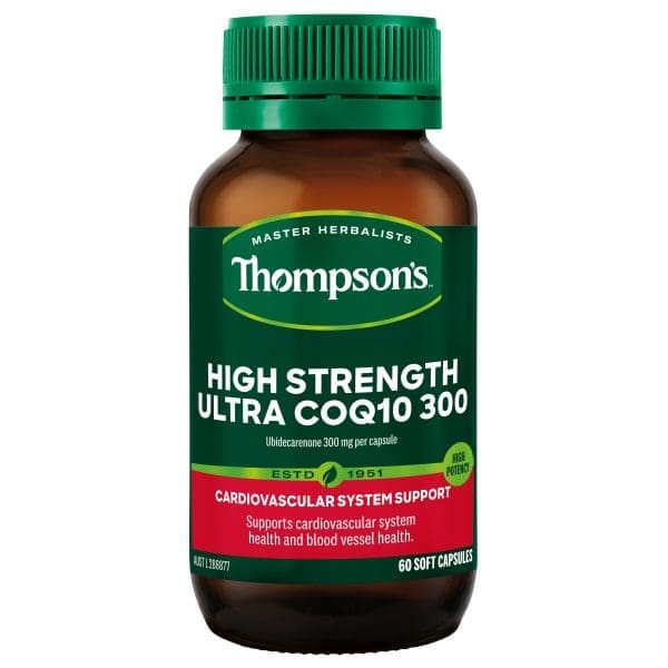 Thompson's High Strength Ultra CoQ10 300 60 Capsules