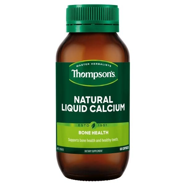 Thompson's Natural Liquid Calcium 60 Capsules