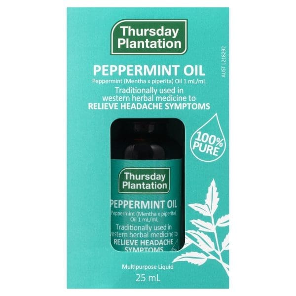 Thursday Plantation Peppermint Oil Headache Relief 25mL