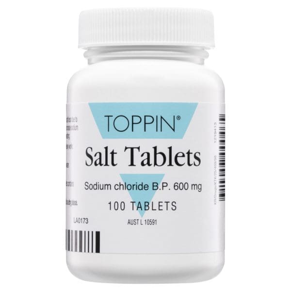 Toppin Salt Tablets 600mg 100 Tablets