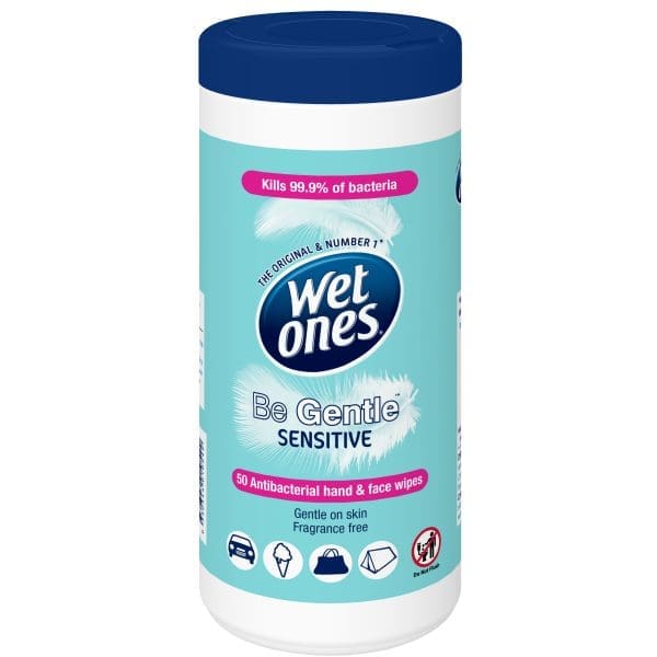 Wet Ones Be Gentle Canister 50 Pack Wet Ones Be Gentle Canister 50 Pack