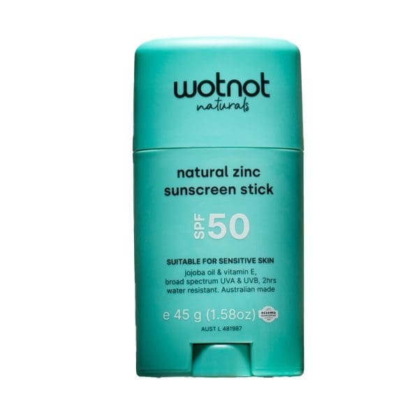 Wotnot Naturals Sunscreen Stick SPF 50 45g Wotnot Naturals Sunscreen Stick SPF 50 45g